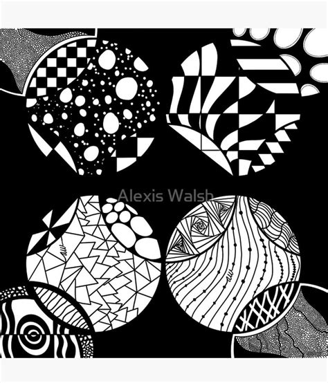 Black And White Zentangle! : r/redbubble