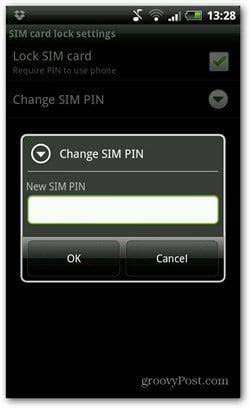 Android: How To Disable or Change SIM PIN Code