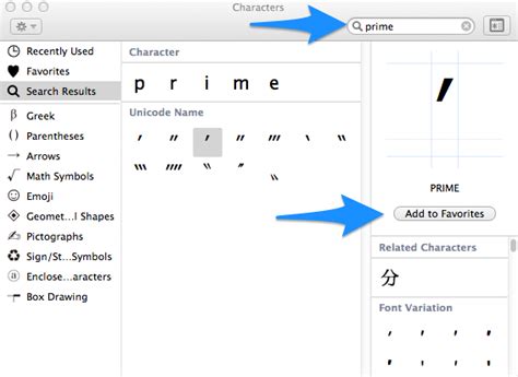 internationalization - How do I type the prime and double prime ...