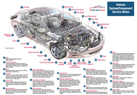 Car Parts Diagram With Names / Basic Automotive Parts Accessories ...