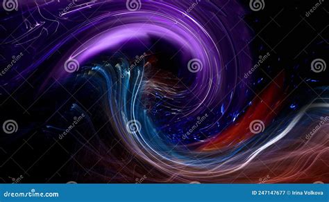 Abstract Neon Lilac Pink Green Blue Light Wave Floral Pansies Digital ...