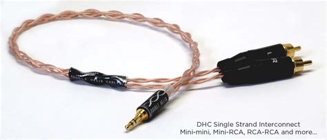 DHC "Single Strand" Interconnect (RCA, mini-mini, mini-RCA too ...