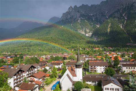 Rainbow Over Mittenwald : Bavaria, Germany : Mountain Photography by ...