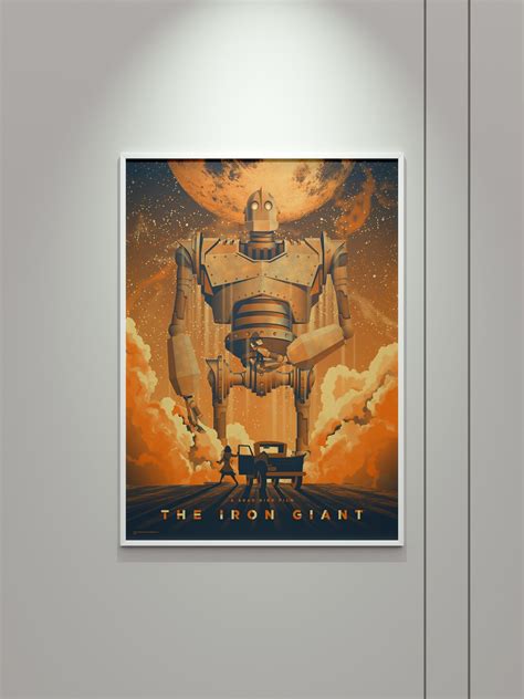 The Iron Giant Art the Iron Giant Print the Iron Giant the - Etsy