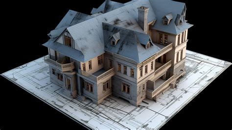 Blueprint Blueprints Come To Life With 3d Rendering Of A House In Progress Backgrounds | JPG ...