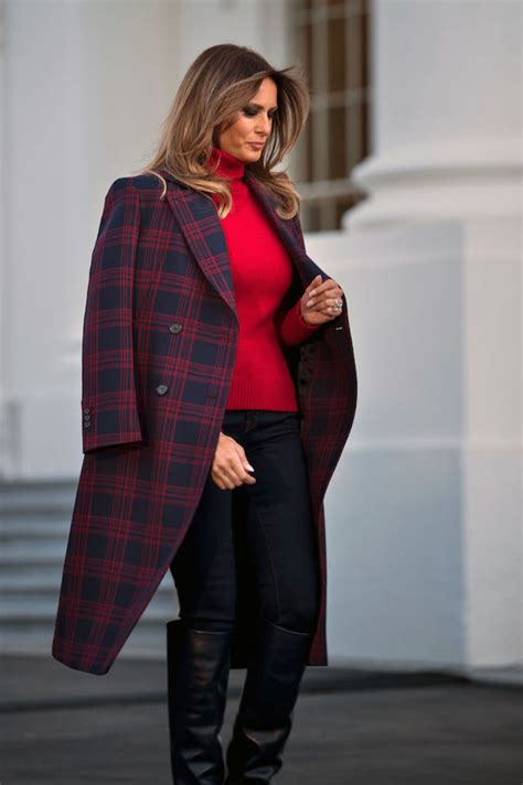 Check Out All Of Melania’s Festive Christmas Outfits Since Trump Took ...