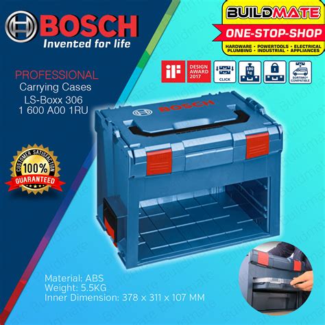 BUILDMATE Bosch Professional Carrying Case Tool Box Organizer Safe Storage Plastic Toolbox LS ...