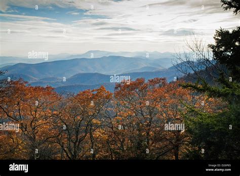 Autumn, Blue Ridge Parkway, NC Stock Photo - Alamy