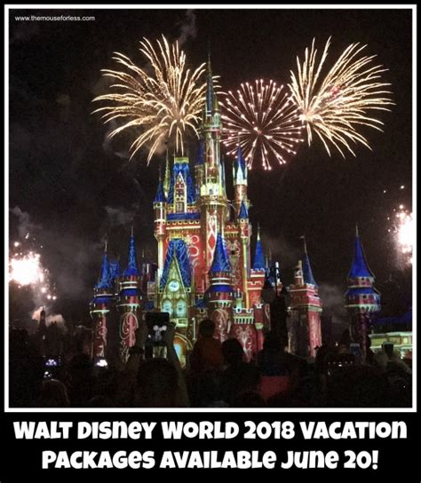 2018 Walt Disney World Vacation Packages Available June 20!