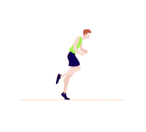 Running Cartoon Sticker Exercise GIF | GIFDB.com