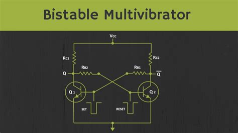 Bistable Multivibrator Circuit Using 555