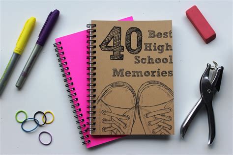 40 Best High School Memories 5 x 7 journal