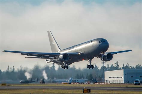 Boeing KC-46A Tanker for U.S. Air Force Completes First Flight ...