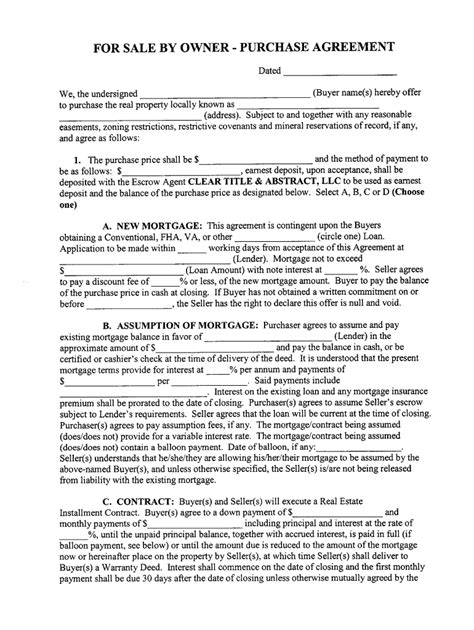 Deposit agreement of purchase and sale template: Fill out & sign online | DocHub