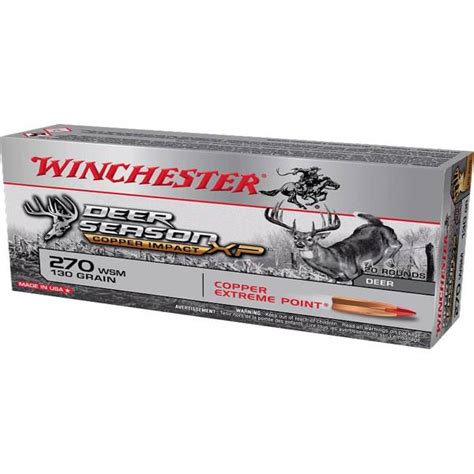 Winchester 270 Win Copper Impact 130 gr - X270CLF | Blain's Farm & Fleet