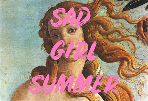 Digital Download Sad Girl Summer Quote Print Alternative | Etsy