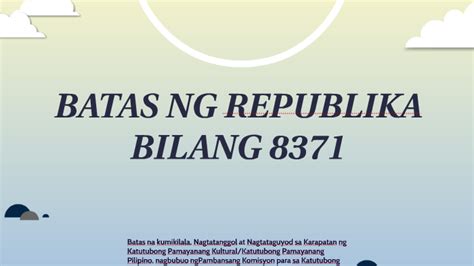 Ngayon Mga Batas Ng Pilipinas