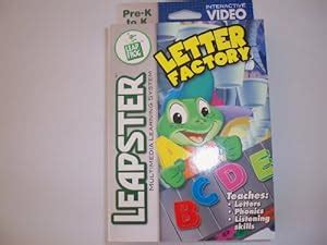 Amazon.com: Leap Frog Leapster Letter Factory Game Cartridge: Toys & Games