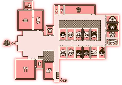 Image - Hope's Peak Map 1F Living Area.png | Danganronpa Wiki | FANDOM powered by Wikia