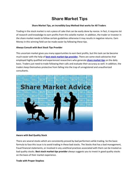 PPT - SHARE MARKET | SHARE MARKET TIPS | SHARE KHAN PowerPoint Presentation - ID:7859303