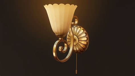 Victorian Wall Lamp - 3D Model by Tatiana Gladkaya