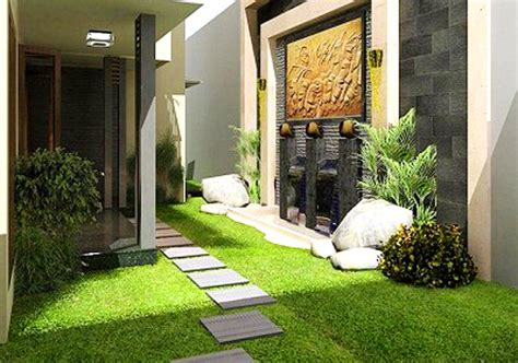 taman minimalis | tukang taman | rumput gajah mini | saung | LOVE GREEN