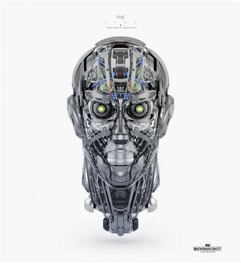 Cyborg head 3D model - TurboSquid 1226014