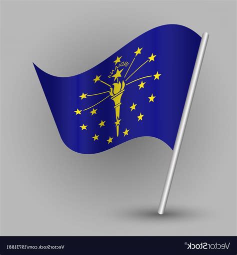 Indiana Flag Vector at Vectorified.com | Collection of Indiana Flag ...