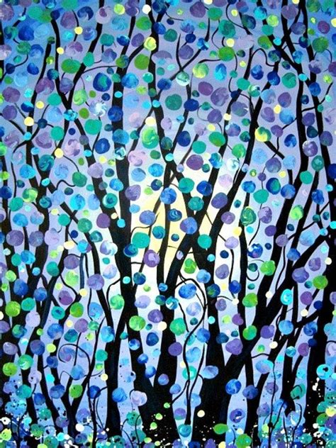 30 Easy Abstract Dot Art Painting For Beginners - Free Jupiter Abstract Tree Painting, Dot Art ...