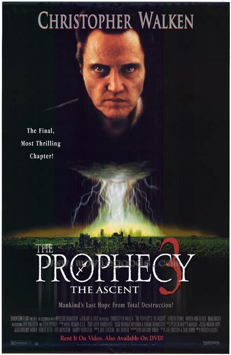 The Prophecy 3: The Ascent Movie Posters From Movie Poster Shop