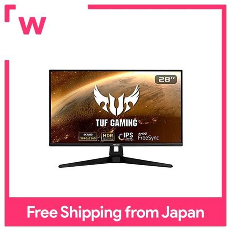 ASUS Gaming Monitor 4K Monitor TUF Gaming VG289Q1A 28 Inch/IPS/PS4 Switch Compatible/HDMI,DP ...