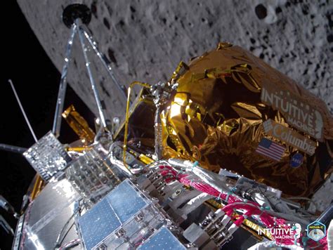 Odysseus moon lander tipped over, will lose power in hours