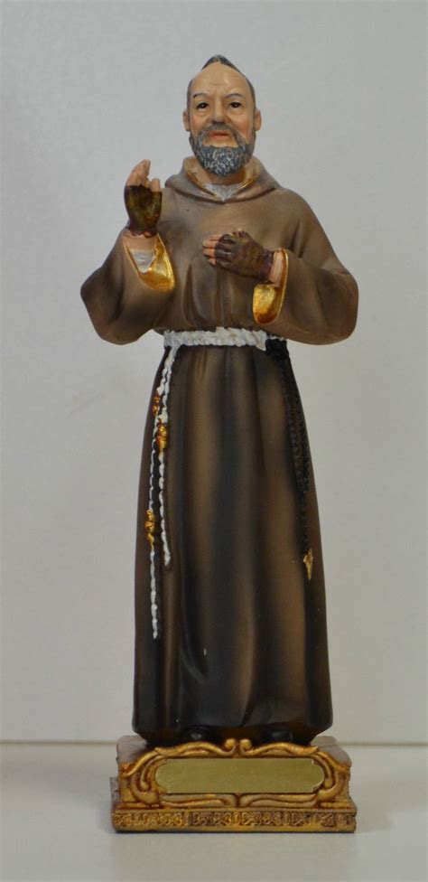 Saint Padre Pio Statue, Resin, 14cm (5.5") This statue is 140mm high ...