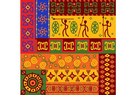 Abstract ethnic patterns and ornaments 11017809 Vector Art at Vecteezy