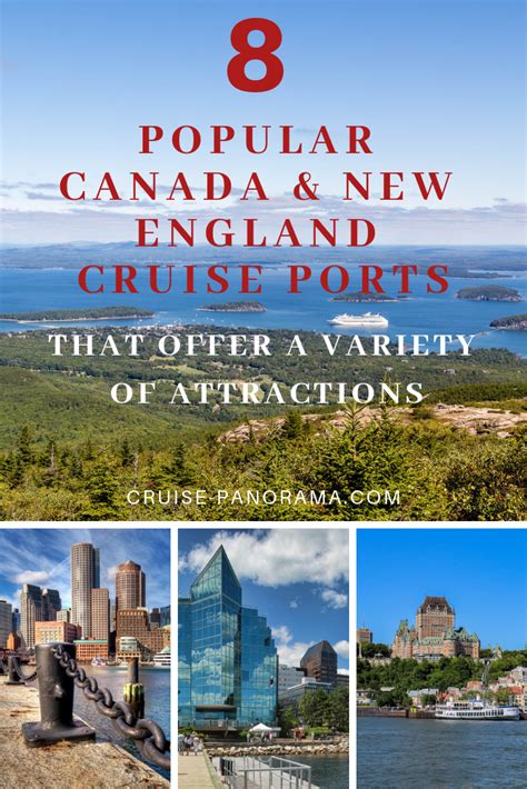 Discover 8 of the most popular Canada & New England cruise ports ...