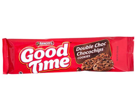 2 x Arnott's Good Time Cookies Double Choc Chip 17g | GroceryRun.com.au