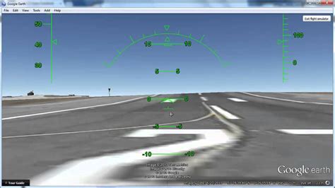 How to Use Google Earth Flight Simulator - YouTube