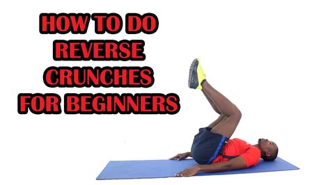 How to Do Reverse Crunches for Beginners (with Instructions) - YouTube