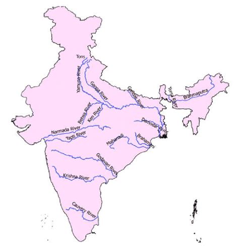 Map showing the river systems reviewed in this paper (Map not in scale ...