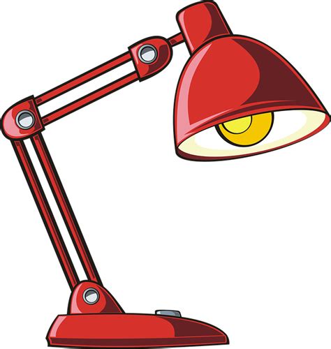 Download Lamp, Desk Lamp, Bulb, Lighting, Drawing, Graphics - Lampe De Bureau Dessin PNG Image ...