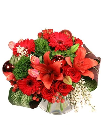 Robust Ruby Flower Arrangement in Wilson, NC - Colonial House of ...