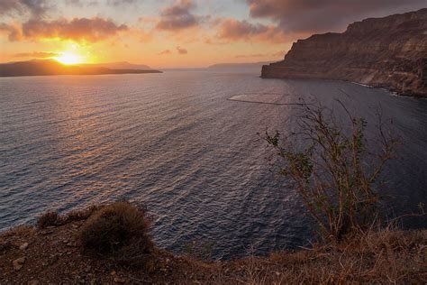 Santorini Sunset Caldera Photograph by Martin Peyza | Fine Art America