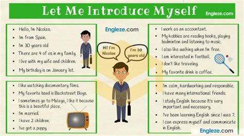 How to Introduce Yourself in English | Self Introduction – Engleze.com