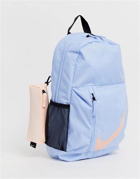 Nike blue large logo backpack | ASOS | Nike school backpacks, School backpacks, Bags