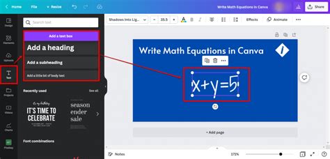 How Do You Write Math Equations in Canva? - WebsiteBuilderInsider.com