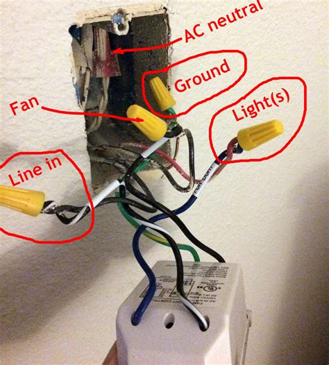 electrical - Rewire wall switch to an on/off switch, for a ceiling fan that has nightlight, fan ...