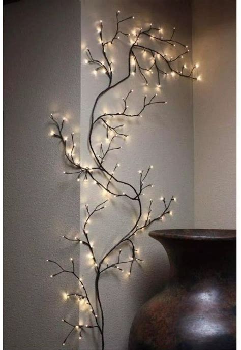 Pin by Paul Williams on home ideas | Fairy lights, Branch decor, Tree branch decor