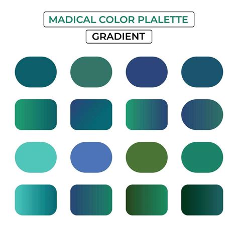 Medical Color Palette and Gradient 23306167 Vector Art at Vecteezy