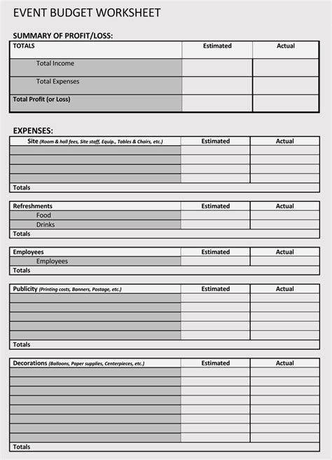 Brilliant Create A New Workbook Based On The Event Budget Template ...