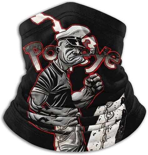 Popeye Breathable Neck Gaiter Face Cover Mask Bandana Balaclava at Amazon Men’s Clothing store